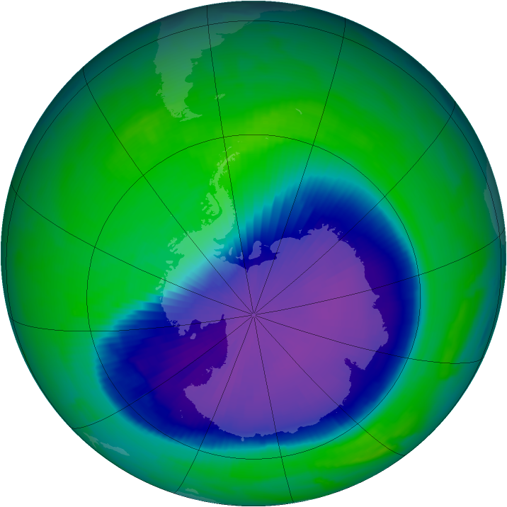 Ozone Map 1997-10-24